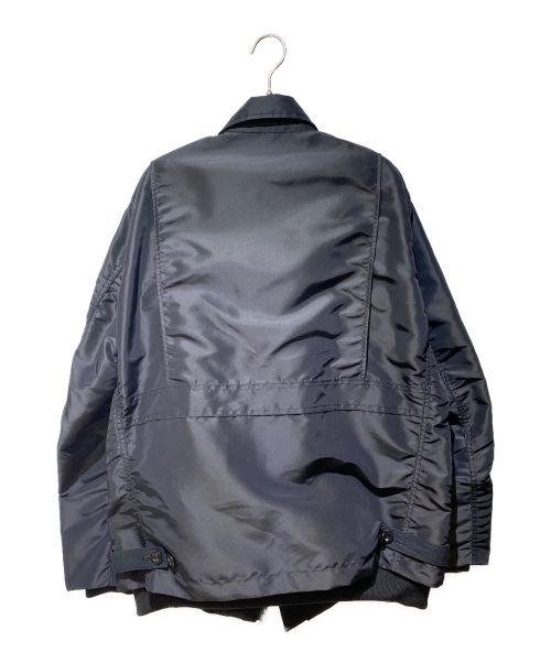 sacai（サカイ）sacai (サカイ) 24SS コントラストトリム ボンバージャケット ブラック サイズ:1の古着・服飾アイテム