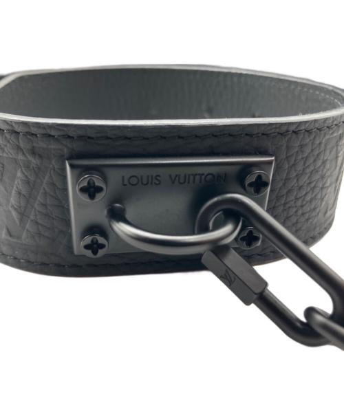 LOUIS VUITTON（ルイ ヴィトン）LOUIS VUITTON (ルイ ヴィトン) サンチュールシグネチャー 35mm ブラックの古着・服飾アイテム