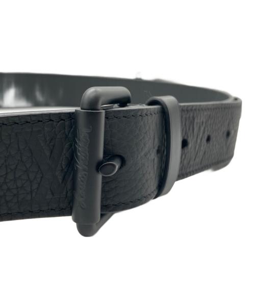 LOUIS VUITTON（ルイ ヴィトン）LOUIS VUITTON (ルイ ヴィトン) サンチュールシグネチャー 35mm ブラックの古着・服飾アイテム