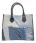 DOLCE & GABBANA (ドルチェ＆ガッバーナ) Dolce & Gabbana Denim Patch Tote Bag デニムパッチ トートバッグ インディゴ サイズ:30.5cm：90000円