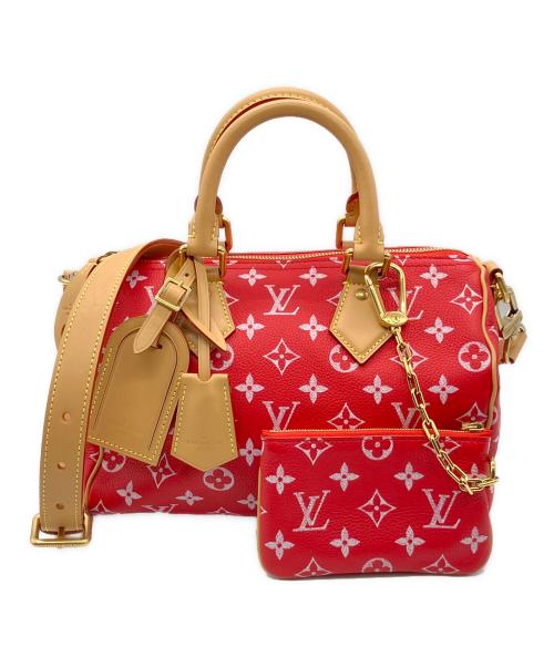 LOUIS VUITTON（ルイ ヴィトン）LOUIS VUITTON (ルイ ヴィトン) Speedy P9 Bandouliere 25 Monogram Rouge スピーディ P9 バンドリエール M24425  レッド/ルージュ サイズ:25の古着・服飾アイテム