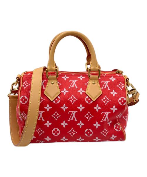 LOUIS VUITTON（ルイ ヴィトン）LOUIS VUITTON (ルイ ヴィトン) Speedy P9 Bandouliere 25 Monogram Rouge スピーディ P9 バンドリエール M24425  レッド/ルージュ サイズ:25の古着・服飾アイテム