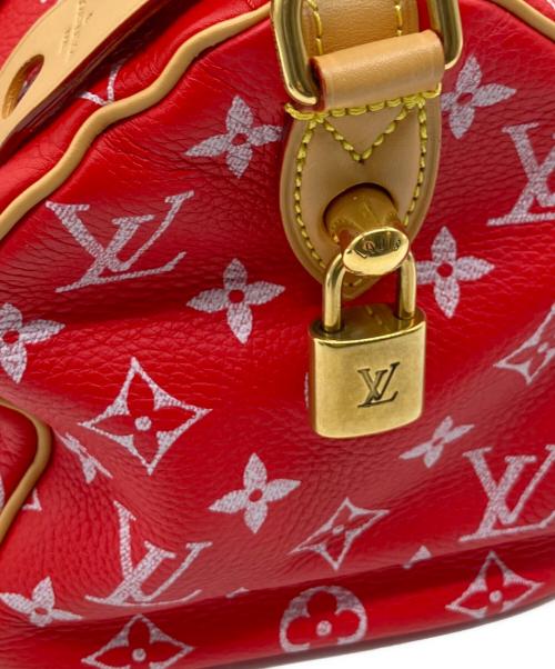 LOUIS VUITTON（ルイ ヴィトン）LOUIS VUITTON (ルイ ヴィトン) Speedy P9 Bandouliere 25 Monogram Rouge スピーディ P9 バンドリエール M24425  レッド/ルージュ サイズ:25の古着・服飾アイテム