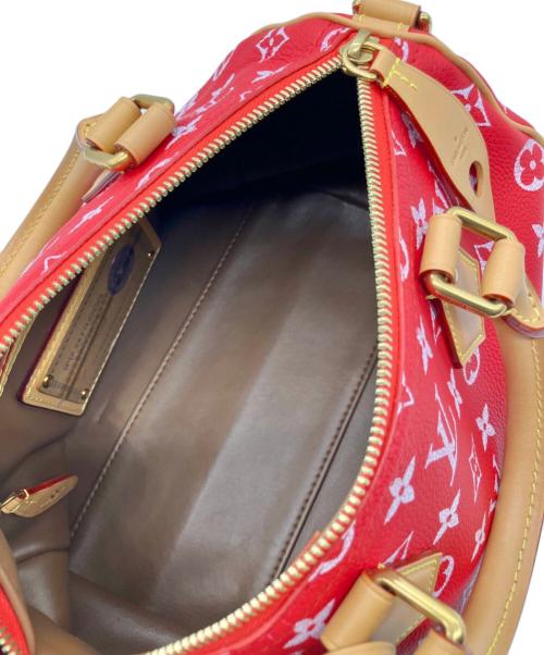 LOUIS VUITTON（ルイ ヴィトン）LOUIS VUITTON (ルイ ヴィトン) Speedy P9 Bandouliere 25 Monogram Rouge スピーディ P9 バンドリエール M24425  レッド/ルージュ サイズ:25の古着・服飾アイテム
