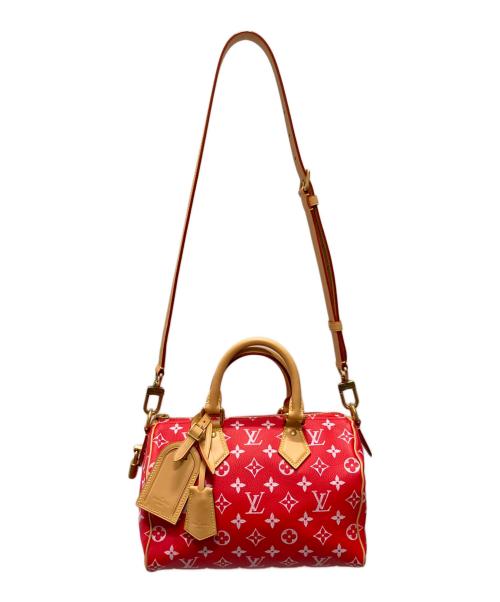 LOUIS VUITTON（ルイ ヴィトン）LOUIS VUITTON (ルイ ヴィトン) Speedy P9 Bandouliere 25 Monogram Rouge スピーディ P9 バンドリエール M24425  レッド/ルージュ サイズ:25の古着・服飾アイテム