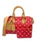 LOUIS VUITTON（ルイ ヴィトン）の古着「Speedy P9 Bandouliere 25 Monogram Rouge スピーディ P9 バンドリエール M24425 」｜レッド/ルージュ