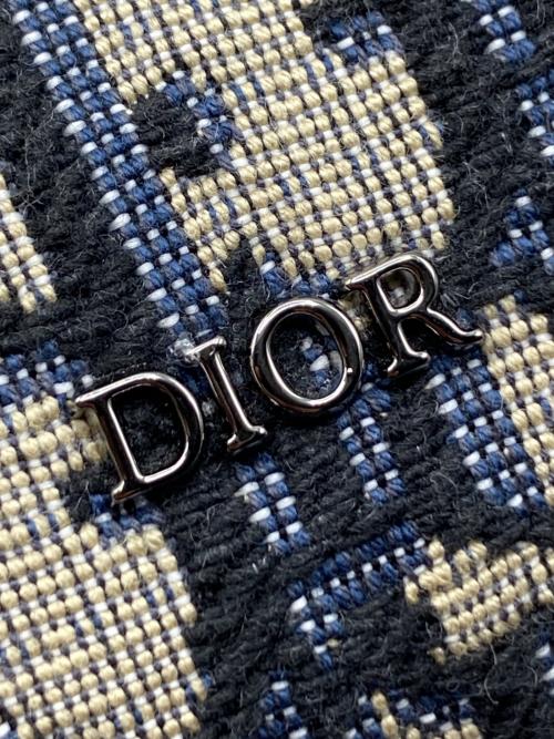 Christian Dior（クリスチャン ディオール）Christian Dior (クリスチャン ディオール) ノースサウス ミニトートバッグ ネイビー サイズ:-の古着・服飾アイテム