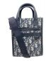 Christian Dior（クリスチャン ディオール）の古着「ノースサウス ミニトートバッグ」｜ネイビー