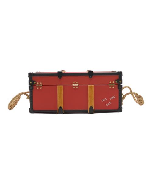 LOUIS VUITTON（ルイ ヴィトン）LOUIS VUITTON (ルイ ヴィトン) トランク型ジュエリーケース レッドの古着・服飾アイテム