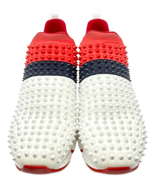 Christian Louboutin（クリスチャン・ルブタン）Christian Louboutin (クリスチャン・ルブタン) スタッズスニーカー ホワイト サイズ:43.5の古着・服飾アイテム