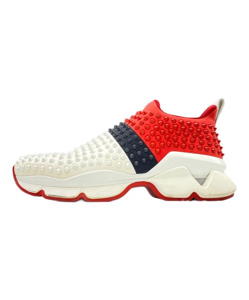 Christian Louboutin（クリスチャン・ルブタン）Christian Louboutin (クリスチャン・ルブタン) スタッズスニーカー ホワイト サイズ:43.5の古着・服飾アイテム