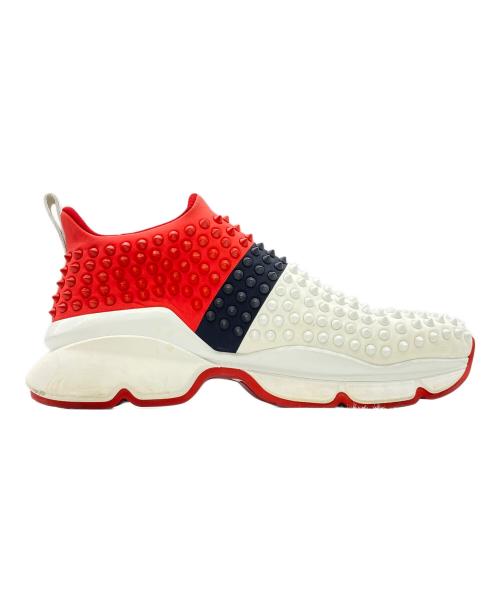Christian Louboutin（クリスチャン・ルブタン）Christian Louboutin (クリスチャン・ルブタン) スタッズスニーカー ホワイト サイズ:43.5の古着・服飾アイテム