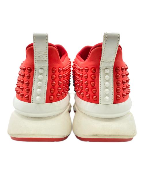 Christian Louboutin（クリスチャン・ルブタン）Christian Louboutin (クリスチャン・ルブタン) スタッズスニーカー ホワイト サイズ:43.5の古着・服飾アイテム