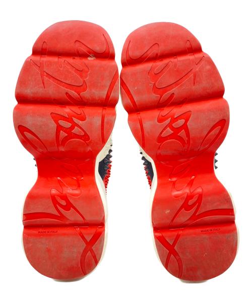 Christian Louboutin（クリスチャン・ルブタン）Christian Louboutin (クリスチャン・ルブタン) スタッズスニーカー ホワイト サイズ:43.5の古着・服飾アイテム