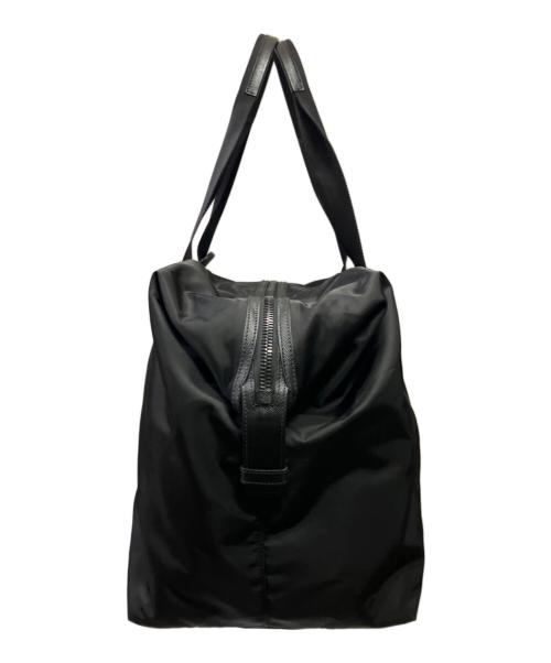 PRADA（プラダ）PRADA (プラダ) Re-Nylon xサフィアーノレザー ダッフルバッグ ブラックの古着・服飾アイテム
