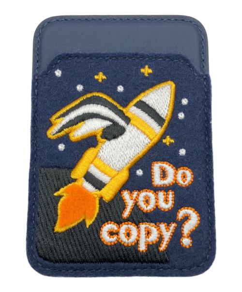 HERMES（エルメス）HERMES (エルメス) エマン “Do You Copy”MagSafe搭載カードケース ネイビーの古着・服飾アイテム