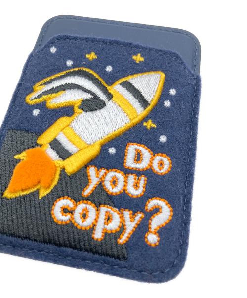 HERMES（エルメス）HERMES (エルメス) エマン “Do You Copy”MagSafe搭載カードケース ネイビーの古着・服飾アイテム