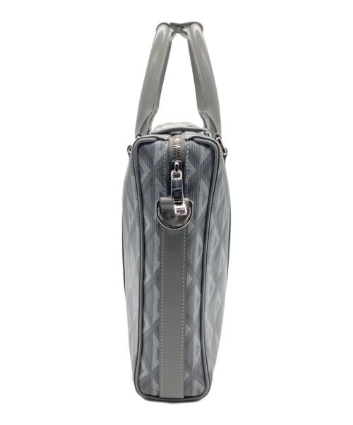 Dior（ディオール）Dior (ディオール) Briefcase CD Diamond Canvas Smooth/LINGOT/2WAYブリーフケース ライトグレーの古着・服飾アイテム