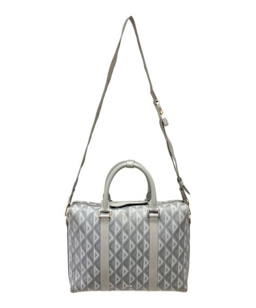Dior（ディオール）Dior (ディオール) Briefcase CD Diamond Canvas Smooth/LINGOT/2WAYブリーフケース ライトグレーの古着・服飾アイテム