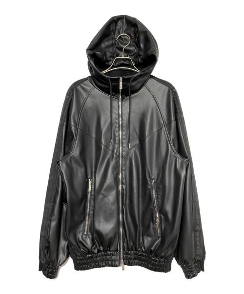 DSQUARED2（ディースクエアード）DSQUARED2 (ディースクエアード) レザーパーカー＆レザーパンツ ブラック サイズ:46の古着・服飾アイテム