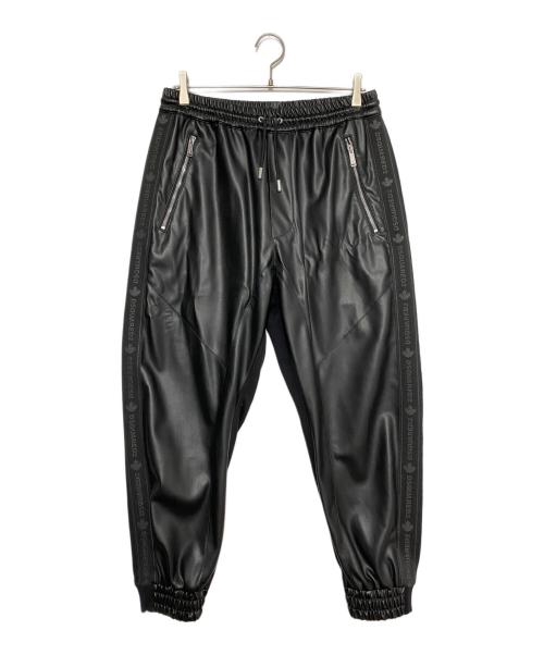 DSQUARED2（ディースクエアード）DSQUARED2 (ディースクエアード) レザーパーカー＆レザーパンツ ブラック サイズ:46の古着・服飾アイテム