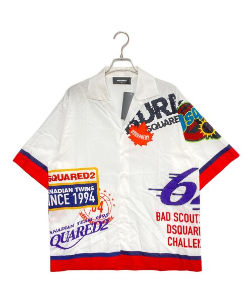 DSQUARED2（ディースクエアード）DSQUARED2 (ディースクエアード) シャツ ホワイト サイズ:46の古着・服飾アイテム