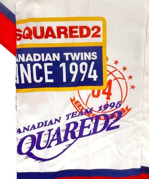 DSQUARED2（ディースクエアード）DSQUARED2 (ディースクエアード) シャツ ホワイト サイズ:46の古着・服飾アイテム