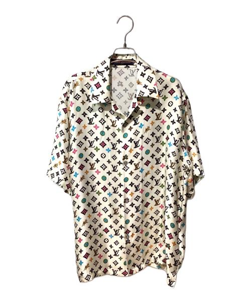 LOUIS VUITTON（ルイ ヴィトン）LOUIS VUITTON (ルイ ヴィトン) 24SS モノグラムシルクシャツ ベージュ サイズ:Mの古着・服飾アイテム