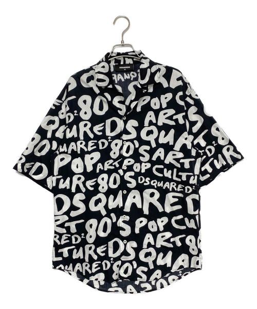 DSQUARED2（ディースクエアード）DSQUARED2 (ディースクエアード) シャツ ブラック サイズ:48の古着・服飾アイテム