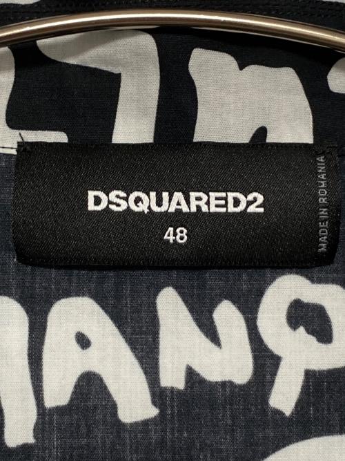 DSQUARED2（ディースクエアード）DSQUARED2 (ディースクエアード) シャツ ブラック サイズ:48の古着・服飾アイテム