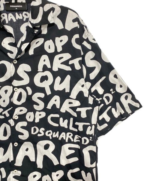 DSQUARED2（ディースクエアード）DSQUARED2 (ディースクエアード) シャツ ブラック サイズ:48の古着・服飾アイテム