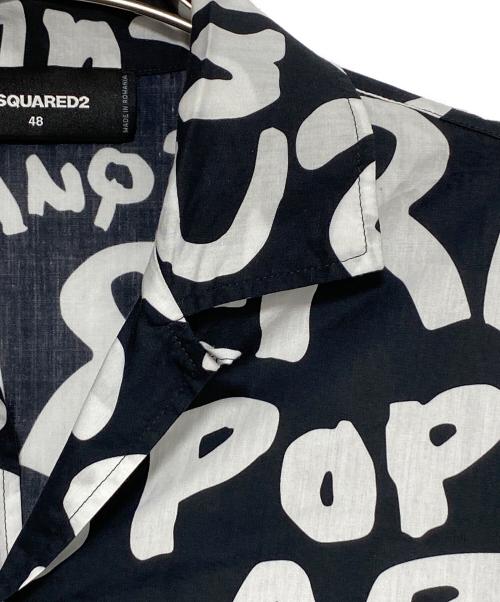 DSQUARED2（ディースクエアード）DSQUARED2 (ディースクエアード) シャツ ブラック サイズ:48の古着・服飾アイテム