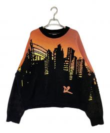 DSQUARED2（ディースクエアード）の古着「INTARSIA SWEATER」｜ブラック