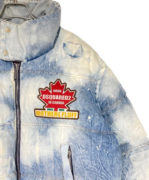 DSQUARED2（ディースクエアード）DSQUARED2 (ディースクエアード) 中綿ジャケット インディゴ サイズ:36の古着・服飾アイテム