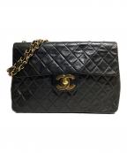 CHANELシャネル）の古着「マトラッセ チェーンショルダーバッグ」｜ブラック