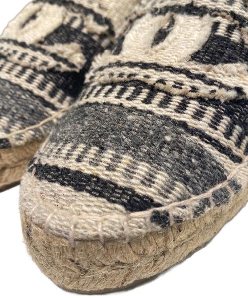 CHANEL（シャネル）CHANEL (シャネル) ココマークエスパドリーユ ベージュ サイズ:37の古着・服飾アイテム