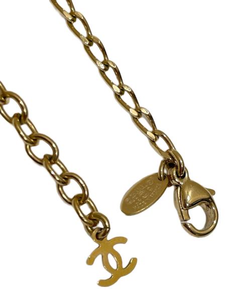 CHANEL（シャネル）CHANEL (シャネル) ココマークドームネックレス ピンクの古着・服飾アイテム