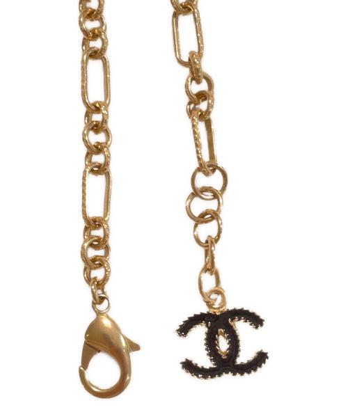 CHANEL（シャネル）CHANEL (シャネル) カラーストーンパールネックレス ブラック×ホワイトの古着・服飾アイテム