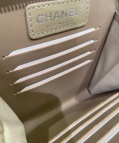 CHANEL（シャネル）CHANEL (シャネル) パイソンチェーンショルダーウォレット シャンパンゴールドの古着・服飾アイテム