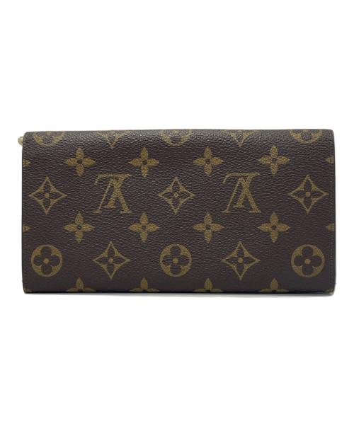 LOUIS VUITTON（ルイ ヴィトン）LOUIS VUITTON (ルイ ヴィトン) ポルトフォイユ・サラ ブラウンの古着・服飾アイテム