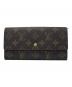 LOUIS VUITTON（ルイ ヴィトン）の古着「ポルトフォイユ・サラ」｜ブラウン