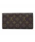 LOUIS VUITTON (ルイ ヴィトン) ポルトフォイユ・サラ ブラウン：35000円