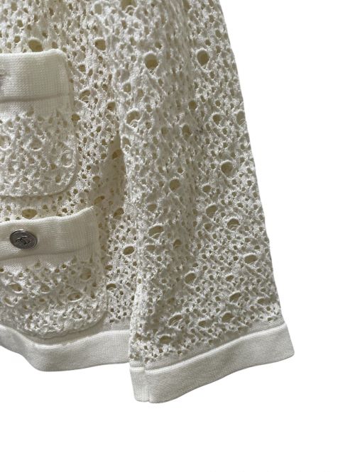 CHANEL（シャネル）CHANEL (シャネル) カーディガン ホワイト サイズ:38の古着・服飾アイテム