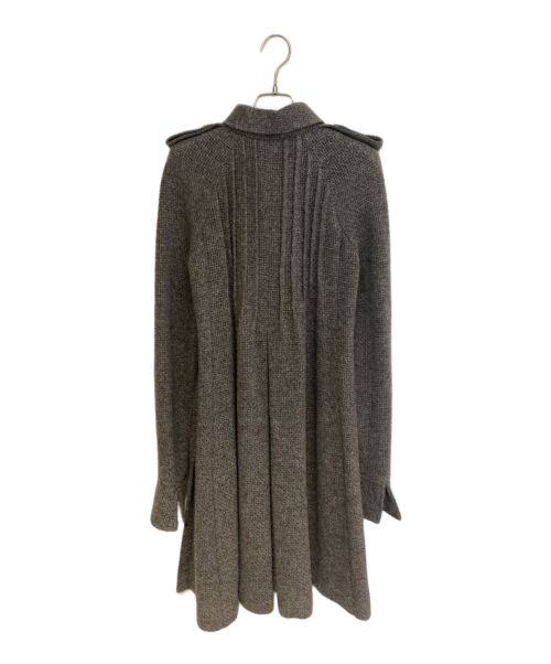 CHANEL（シャネル）CHANEL (シャネル) カシミヤアルパカロングニットカーディガン グレー サイズ:38の古着・服飾アイテム
