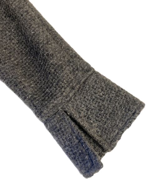 CHANEL（シャネル）CHANEL (シャネル) カシミヤアルパカロングニットカーディガン グレー サイズ:38の古着・服飾アイテム
