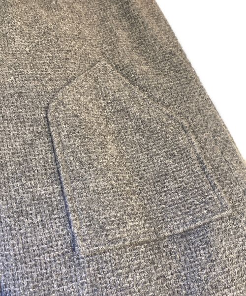 CHANEL（シャネル）CHANEL (シャネル) カシミヤアルパカロングニットカーディガン グレー サイズ:38の古着・服飾アイテム