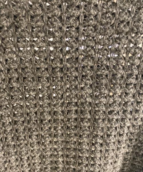CHANEL（シャネル）CHANEL (シャネル) 半袖ニットワンピース グレー サイズ:38の古着・服飾アイテム