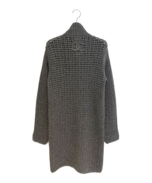 CHANEL（シャネル）CHANEL (シャネル) ニットカーディガン グレー サイズ:36の古着・服飾アイテム