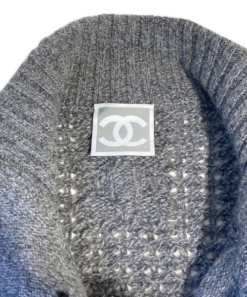CHANEL（シャネル）CHANEL (シャネル) ニットカーディガン グレー サイズ:36の古着・服飾アイテム