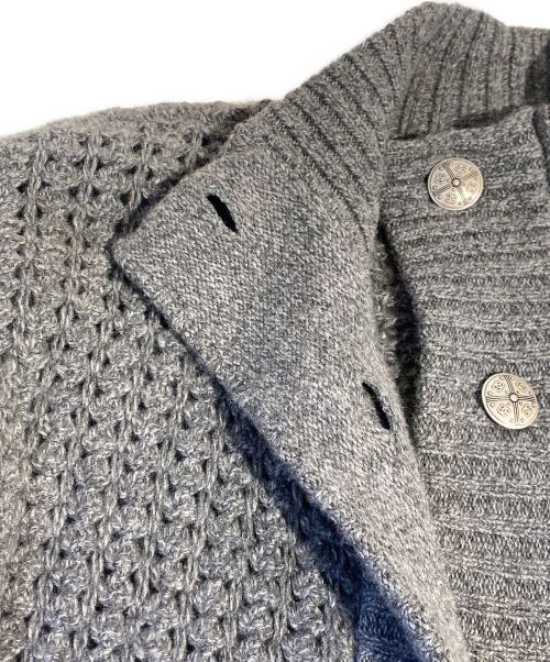 CHANEL（シャネル）CHANEL (シャネル) ニットカーディガン グレー サイズ:36の古着・服飾アイテム